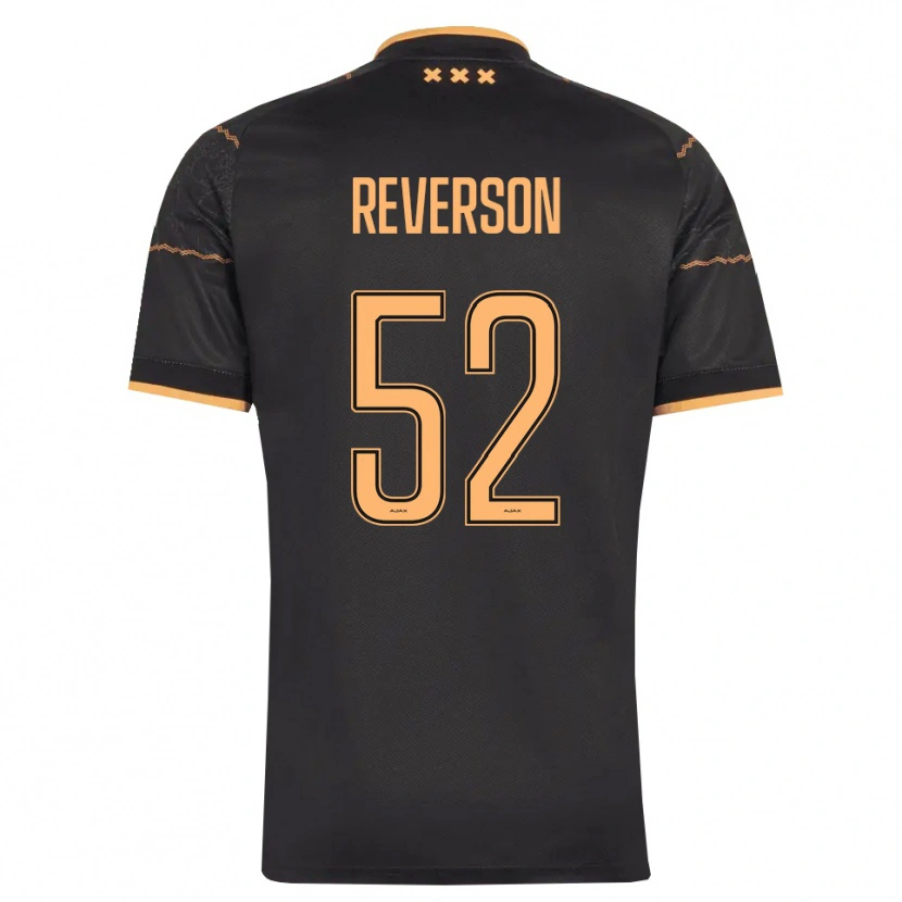 Danxen Herren Paul Reverson #52 Schwarz Orange Auswärtstrikot Trikot 2026/27 T-Shirt