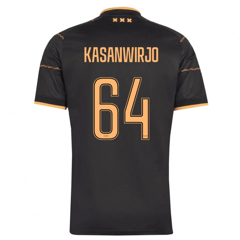 Danxen Herren Kennynho Kasanwirjo #64 Schwarz Orange Auswärtstrikot Trikot 2026/27 T-Shirt