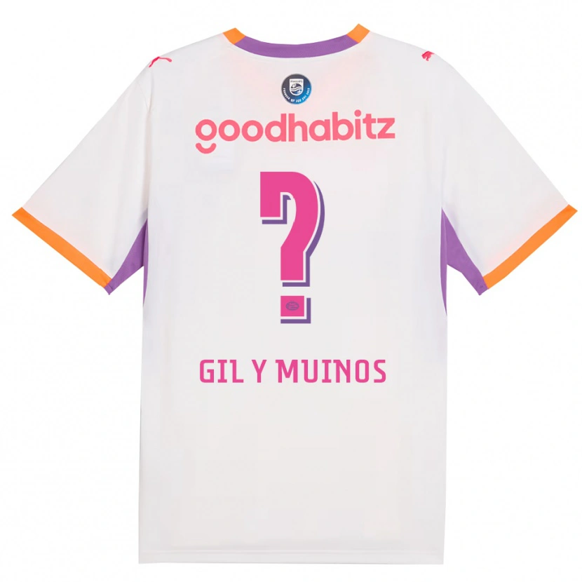 Danxen Herren Yael Gil Y Muinos #0 Weiß Violett Orange Auswärtstrikot Trikot 2026/27 T-Shirt