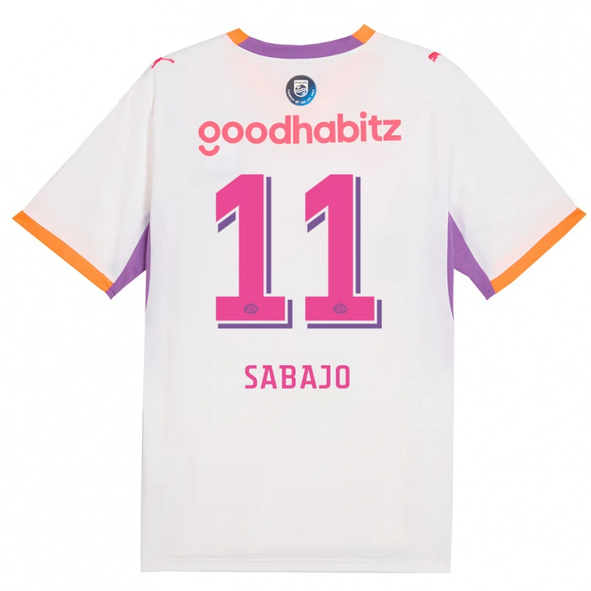 Danxen Herren Givenciyo Sabajo #11 Weiß Violett Orange Auswärtstrikot Trikot 2026/27 T-Shirt