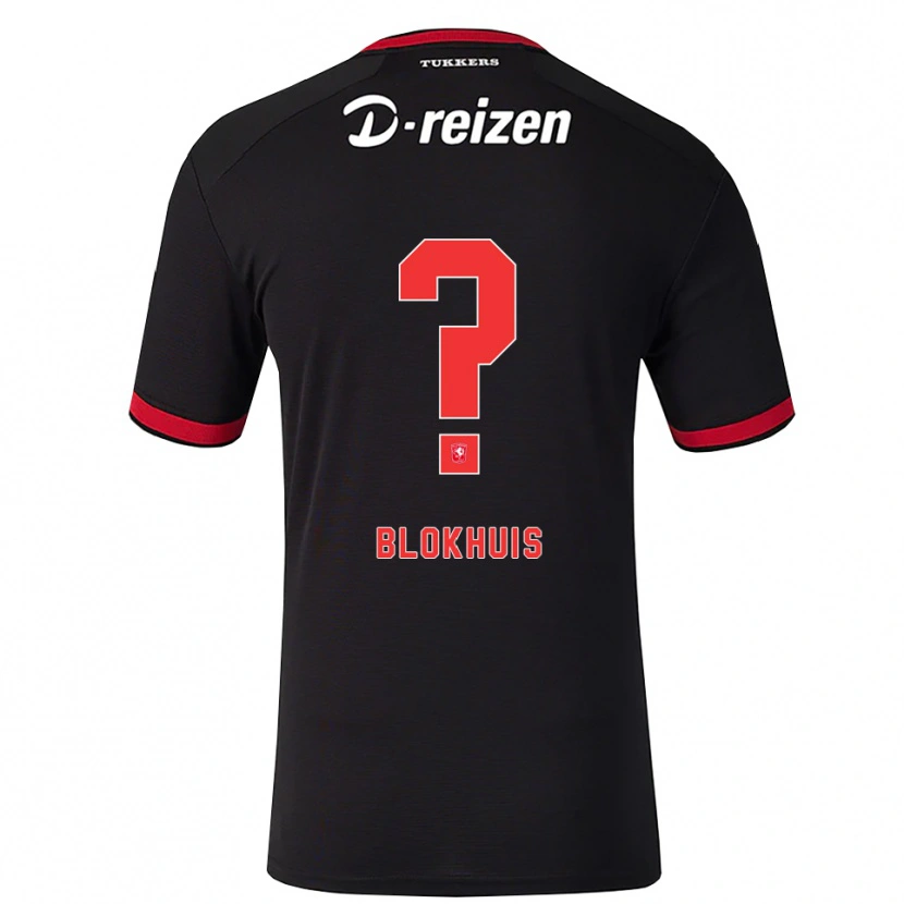 Danxen Herren Sil Blokhuis #0 Rot Weiß Schwarz Auswärtstrikot Trikot 2026/27 T-Shirt