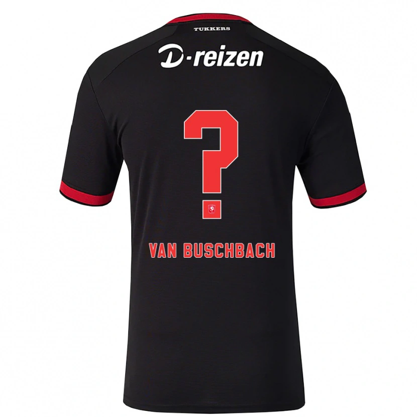 Danxen Herren Myles Van Buschbach #0 Rot Weiß Schwarz Auswärtstrikot Trikot 2026/27 T-Shirt