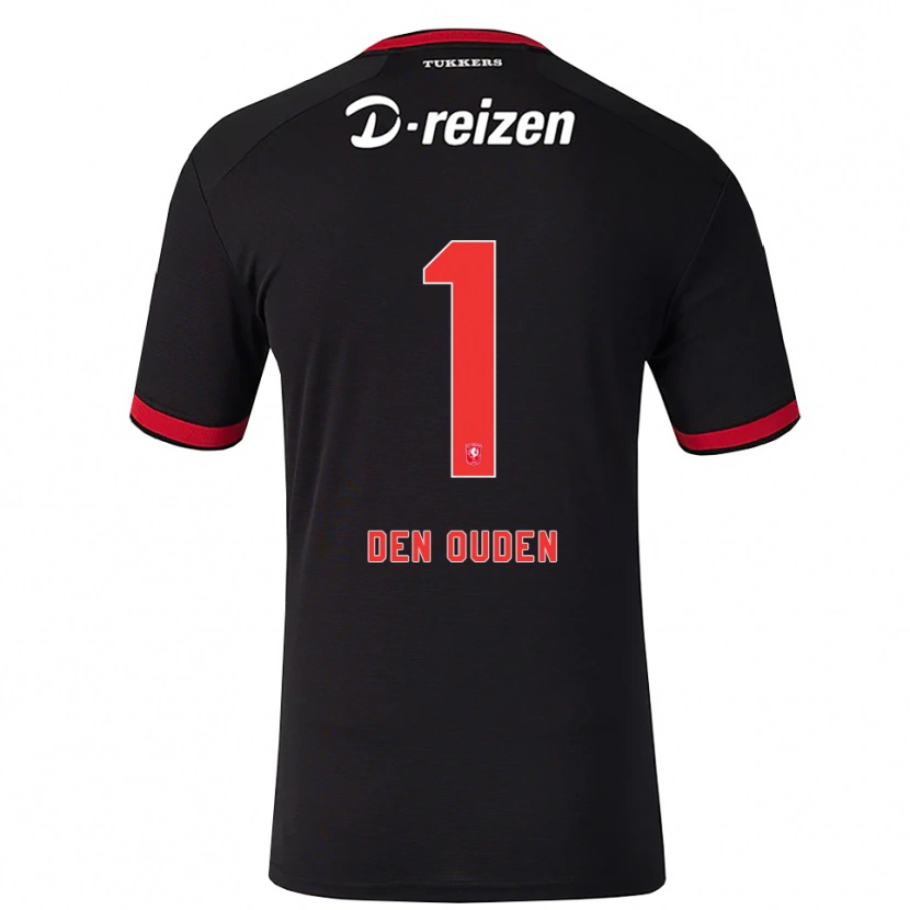 Danxen Herren Jim Den Ouden #1 Rot Weiß Schwarz Auswärtstrikot Trikot 2026/27 T-Shirt