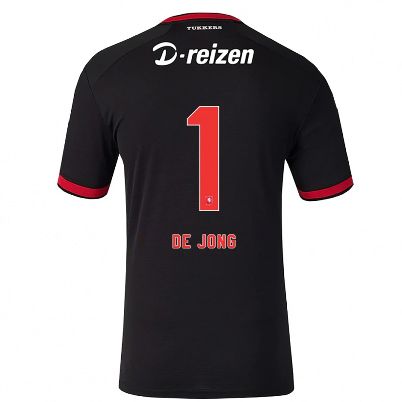 Danxen Herren Danielle De Jong #1 Rot Weiß Schwarz Auswärtstrikot Trikot 2026/27 T-Shirt