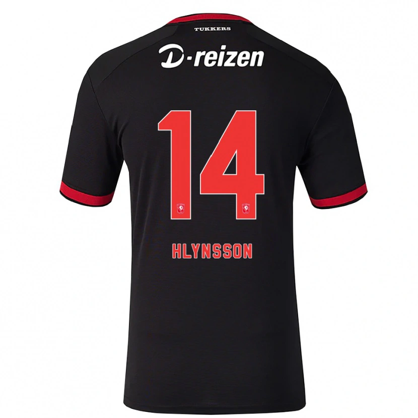 Danxen Herren Kristian Hlynsson #14 Rot Weiß Schwarz Auswärtstrikot Trikot 2026/27 T-Shirt
