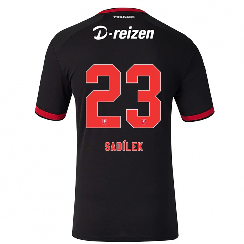 Danxen Herren Michal Sadilek #23 Rot Weiß Schwarz Auswärtstrikot Trikot 2026/27 T-Shirt