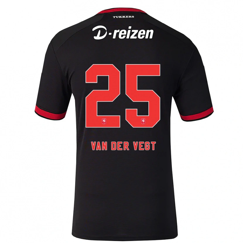 Danxen Herren Imre Van Der Vegt #25 Rot Weiß Schwarz Auswärtstrikot Trikot 2026/27 T-Shirt