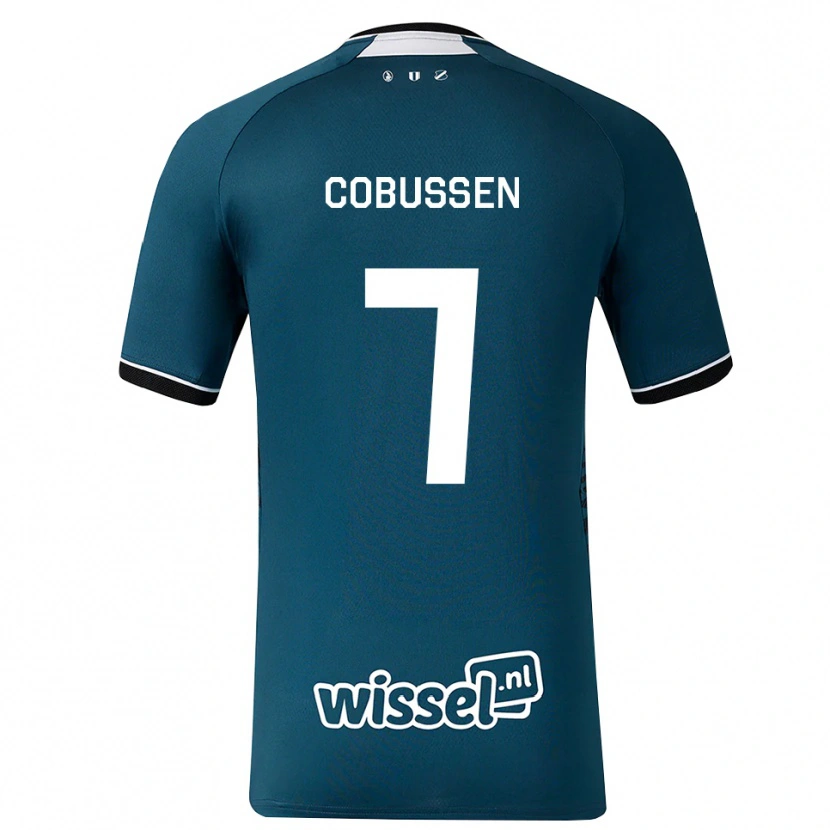 Danxen Herren Sophie Cobussen #7 Dunkelschiefergrau Weiß Auswärtstrikot Trikot 2026/27 T-Shirt