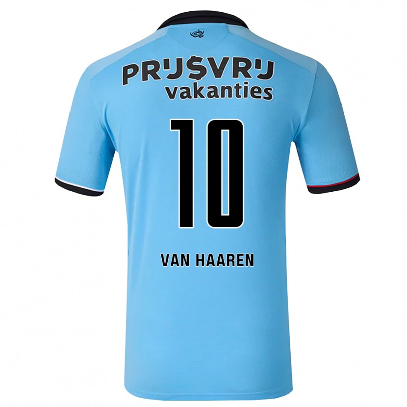 Danxen Herren Ricky Van Haaren #10 Tiefhimmelblau Schwarz Rot Auswärtstrikot Trikot 2026/27 T-Shirt