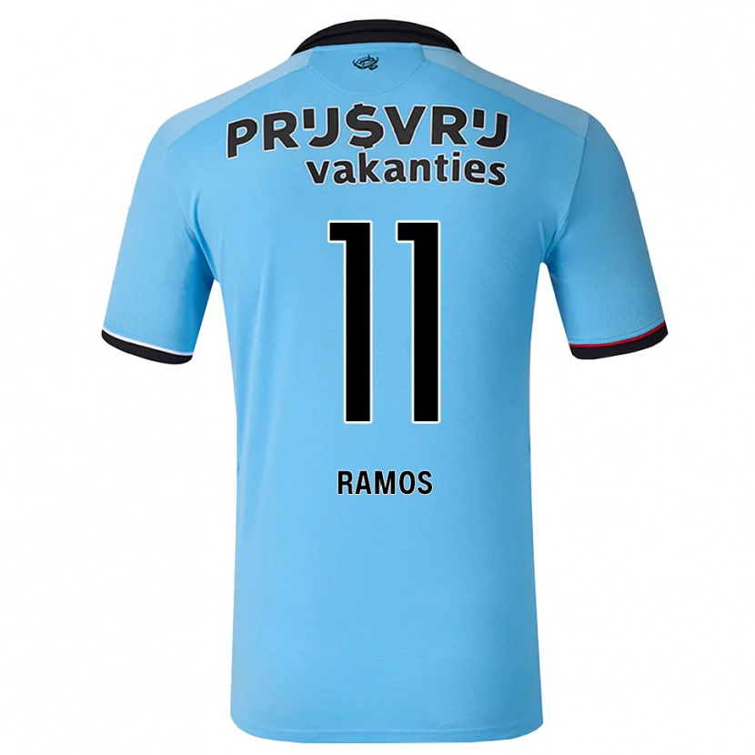 Danxen Herren Dimayro Ramos #11 Tiefhimmelblau Schwarz Rot Auswärtstrikot Trikot 2026/27 T-Shirt