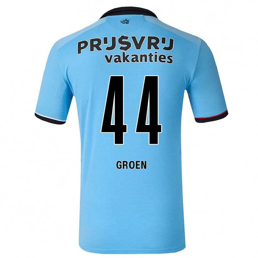 Danxen Herren Nesto Groen #44 Tiefhimmelblau Schwarz Rot Auswärtstrikot Trikot 2026/27 T-Shirt