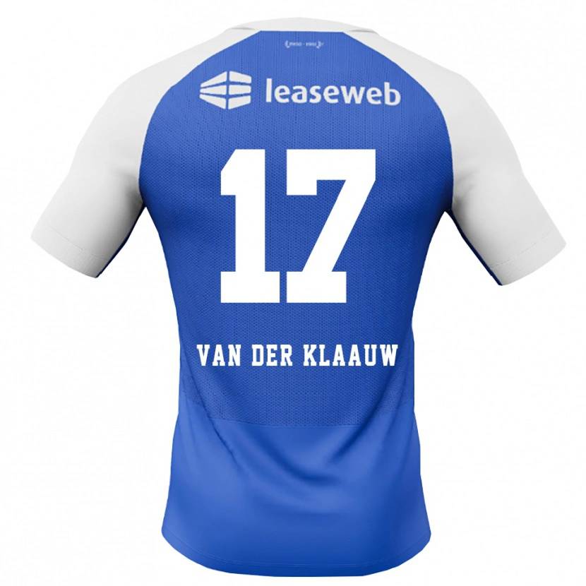 Danxen Herren Deacon Van Der Klaauw #17 Himmelblau Rot Weiß Auswärtstrikot Trikot 2026/27 T-Shirt