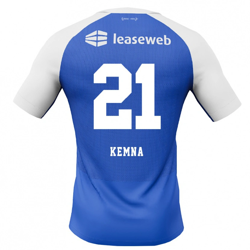 Danxen Herren Ties Kemna #21 Himmelblau Rot Weiß Auswärtstrikot Trikot 2026/27 T-Shirt