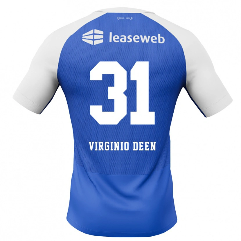 Danxen Herren Daniël Virginio Deen #31 Himmelblau Rot Weiß Auswärtstrikot Trikot 2026/27 T-Shirt