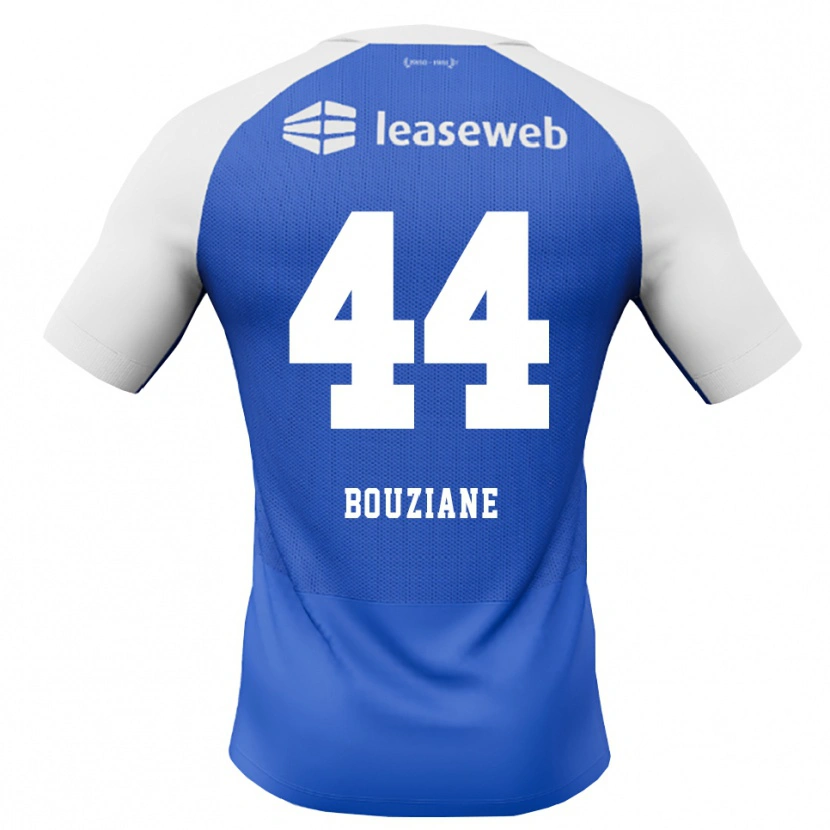 Danxen Herren Wassim Bouziane #44 Himmelblau Rot Weiß Auswärtstrikot Trikot 2026/27 T-Shirt
