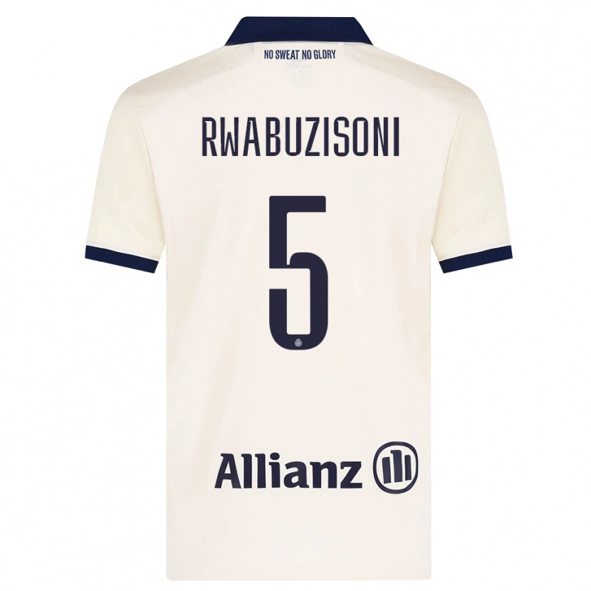 Danxen Herren Noah Rwabuzisoni #5 Beige Schwarz Auswärtstrikot Trikot 2026/27 T-Shirt