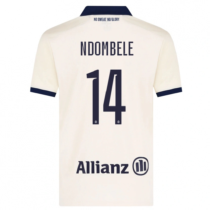 Danxen Herren Don Ndombele #14 Beige Schwarz Auswärtstrikot Trikot 2026/27 T-Shirt