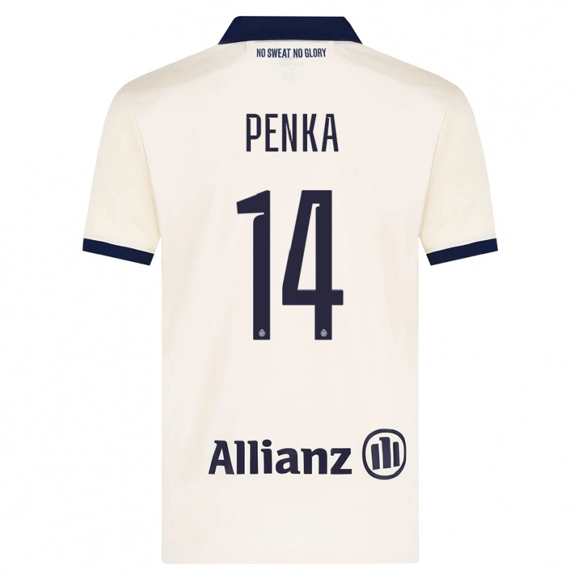 Danxen Herren Godfried Penka #14 Beige Schwarz Auswärtstrikot Trikot 2026/27 T-Shirt