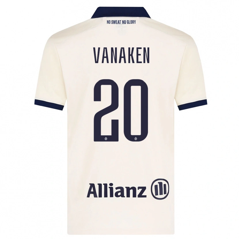 Danxen Herren Hans Vanaken #20 Beige Schwarz Auswärtstrikot Trikot 2026/27 T-Shirt