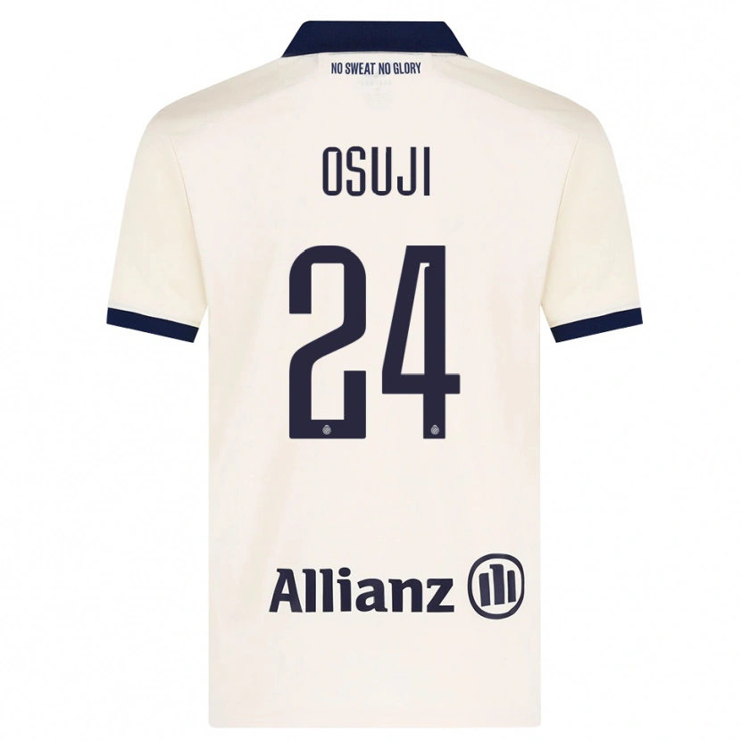 Danxen Herren Vince Osuji #24 Beige Schwarz Auswärtstrikot Trikot 2026/27 T-Shirt