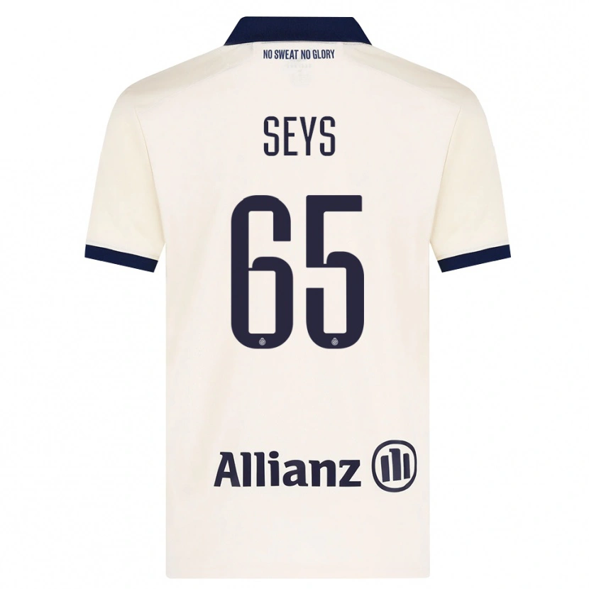Danxen Herren Joaquin Seys #65 Beige Schwarz Auswärtstrikot Trikot 2026/27 T-Shirt