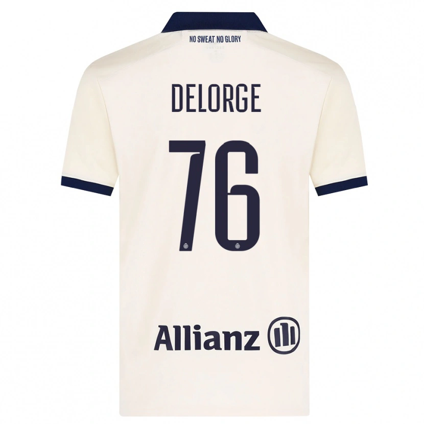 Danxen Herren Lucas Delorge #76 Beige Schwarz Auswärtstrikot Trikot 2026/27 T-Shirt