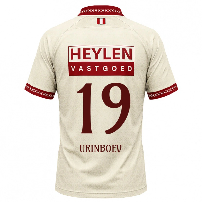 Danxen Herren Mukhammadali Urinboev #19 Beige Rot Auswärtstrikot Trikot 2026/27 T-Shirt