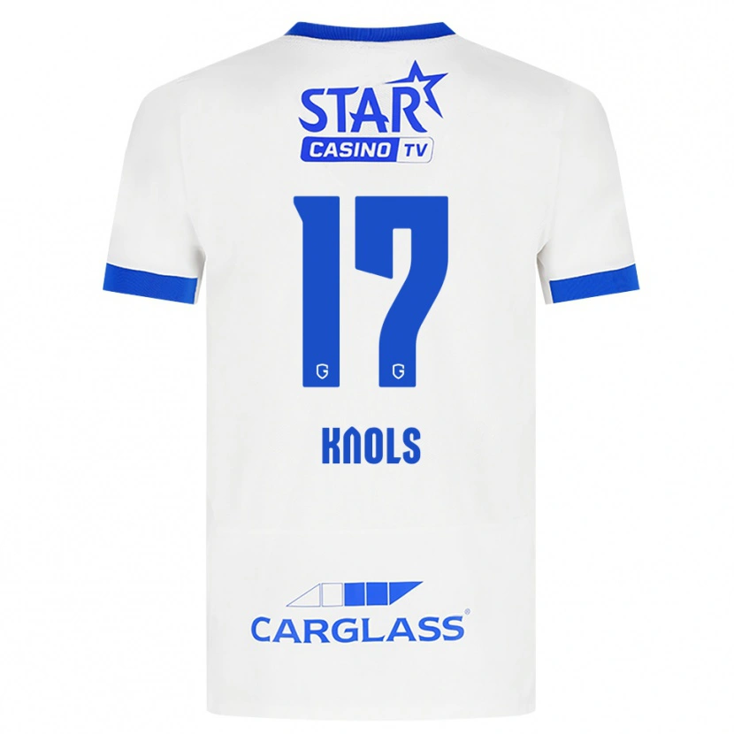 Danxen Herren Myrthe Knols #17 Weiß Blau Auswärtstrikot Trikot 2026/27 T-Shirt