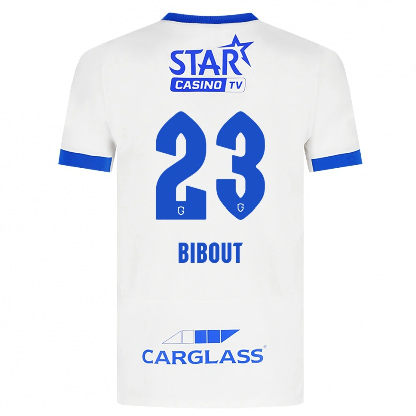 Danxen Herren Aaron Bibout #23 Weiß Blau Auswärtstrikot Trikot 2026/27 T-Shirt