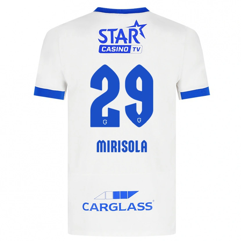 Danxen Herren Robin Mirisola #29 Weiß Blau Auswärtstrikot Trikot 2026/27 T-Shirt