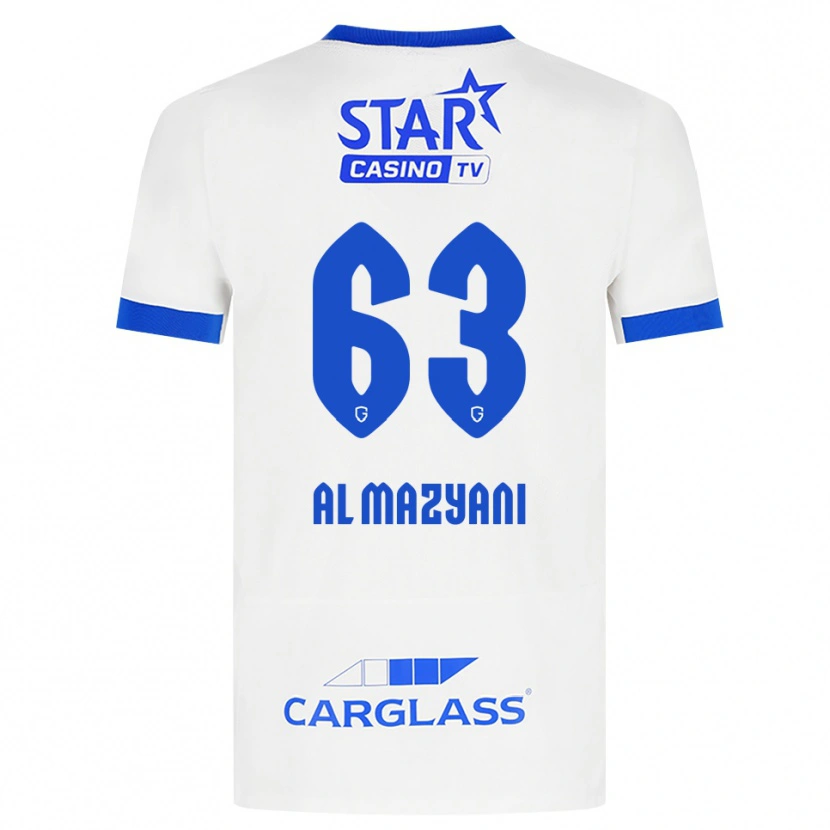 Danxen Herren Faissal Al Mazyani #63 Weiß Blau Auswärtstrikot Trikot 2026/27 T-Shirt