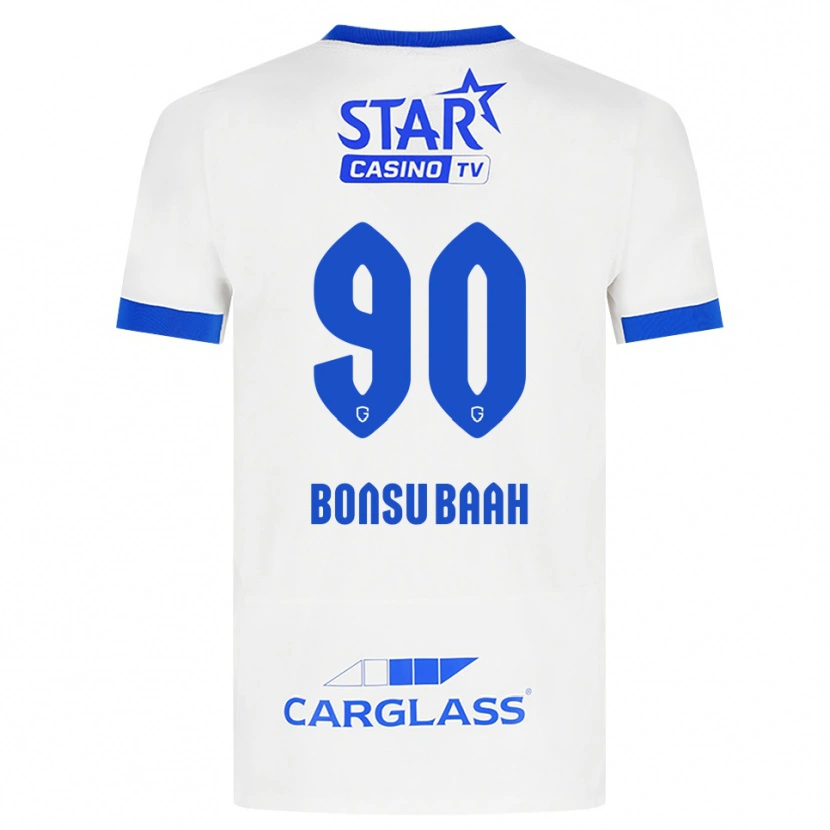 Danxen Herren Christopher Bonsu Baah #90 Weiß Blau Auswärtstrikot Trikot 2026/27 T-Shirt