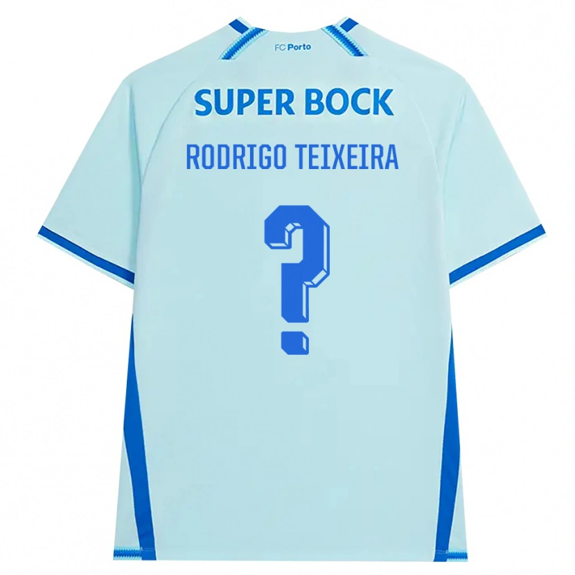 Danxen Herren Rodrigo Teixeira #0 Hellcyan Blau Ausweichtrikot Trikot 2026/27 T-Shirt