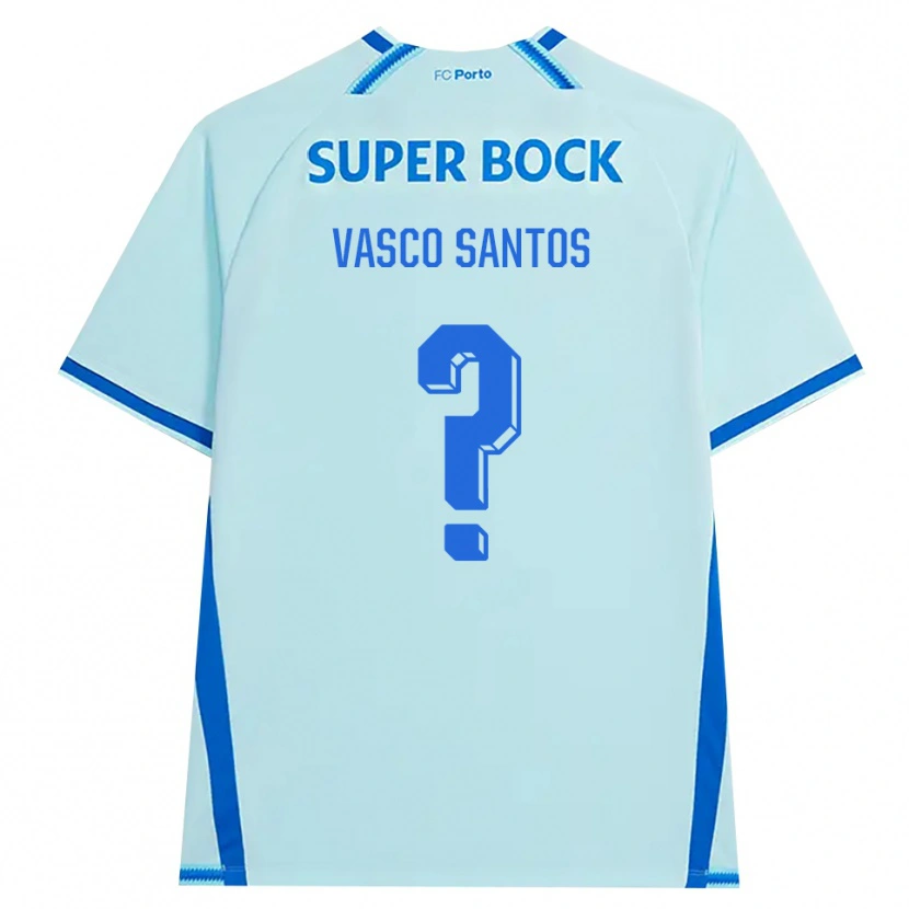 Danxen Herren Vasco Santos #0 Hellcyan Blau Ausweichtrikot Trikot 2026/27 T-Shirt