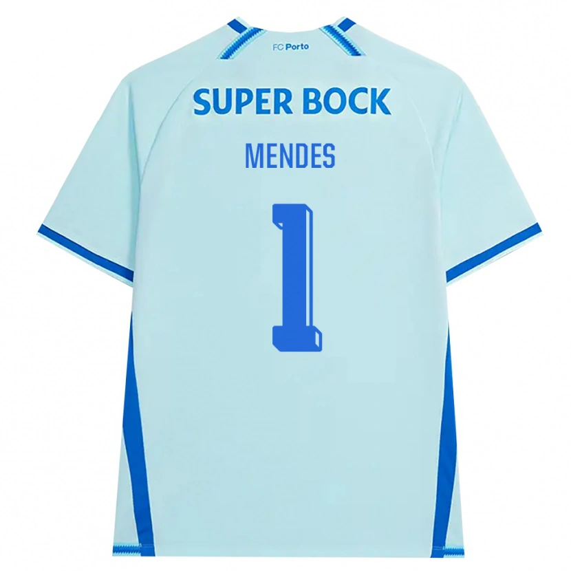 Danxen Herren Francisco Mendes #1 Hellcyan Blau Ausweichtrikot Trikot 2026/27 T-Shirt