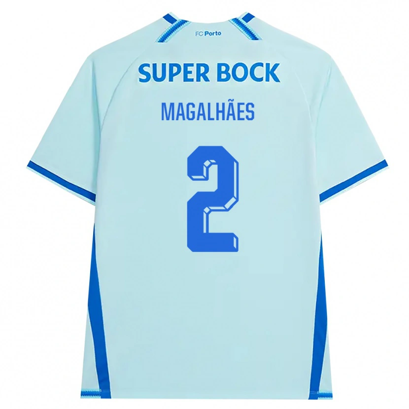Danxen Herren Rafael Magalhães #2 Hellcyan Blau Ausweichtrikot Trikot 2026/27 T-Shirt