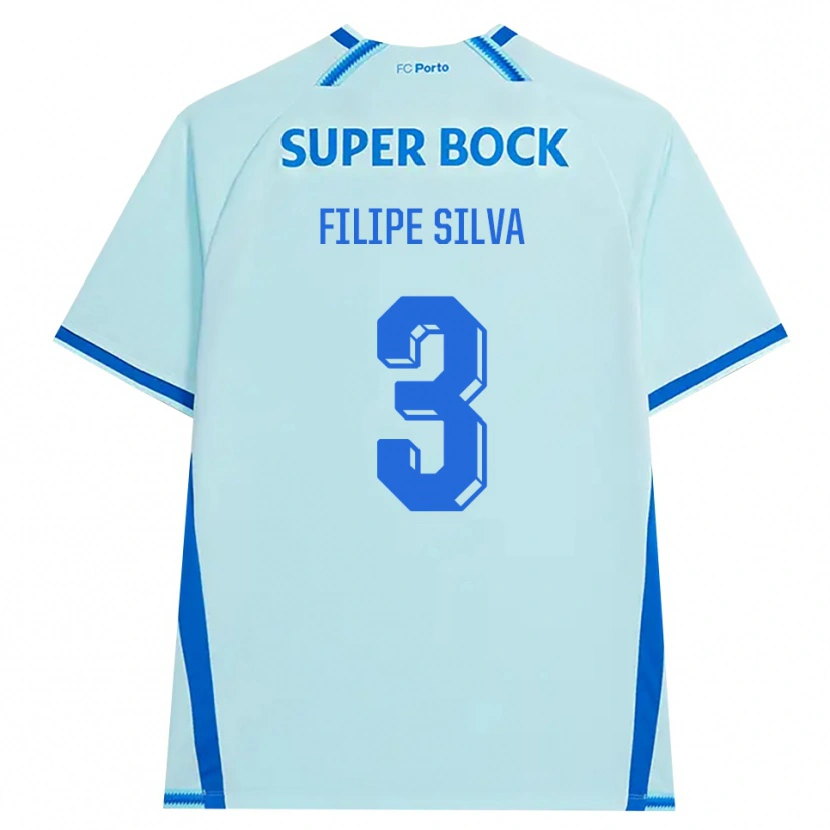 Danxen Herren Filipe Silva #3 Hellcyan Blau Ausweichtrikot Trikot 2026/27 T-Shirt