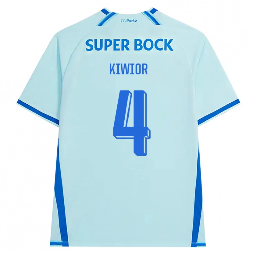 Danxen Herren Jakub Kiwior #4 Hellcyan Blau Ausweichtrikot Trikot 2026/27 T-Shirt