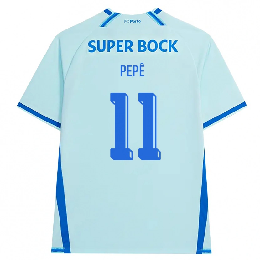 Danxen Herren Pepê #11 Hellcyan Blau Ausweichtrikot Trikot 2026/27 T-Shirt