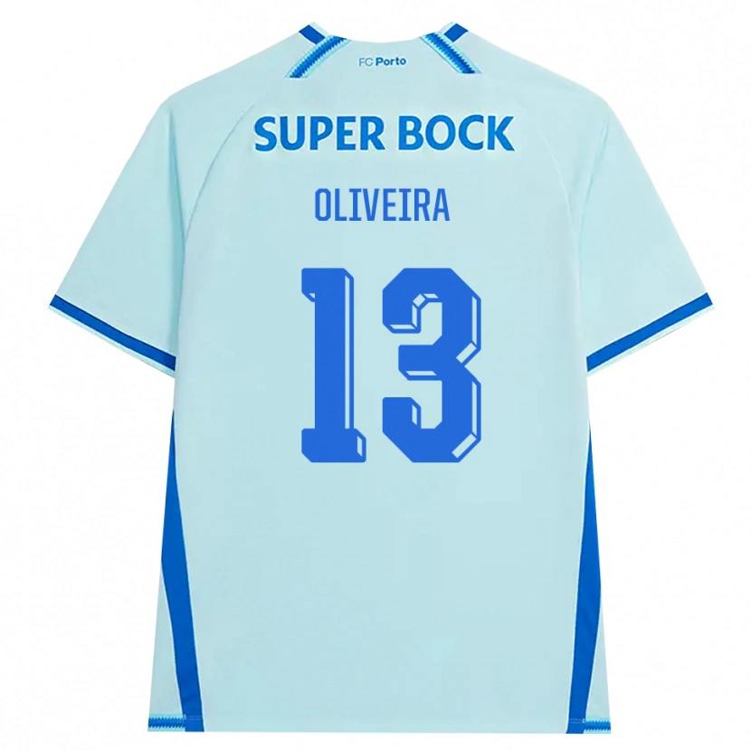 Danxen Herren Tomás Oliveira #13 Hellcyan Blau Ausweichtrikot Trikot 2026/27 T-Shirt