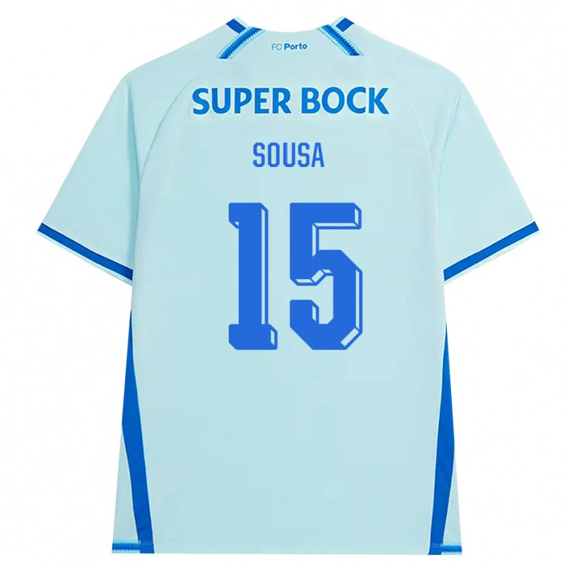 Danxen Herren Vasco Sousa #15 Hellcyan Blau Ausweichtrikot Trikot 2026/27 T-Shirt