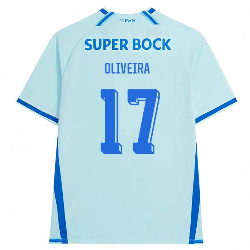 Danxen Herren Rodrigo Oliveira #17 Hellcyan Blau Ausweichtrikot Trikot 2026/27 T-Shirt