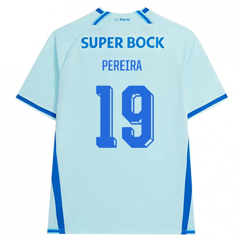 Danxen Herren João Pereira #19 Hellcyan Blau Ausweichtrikot Trikot 2026/27 T-Shirt