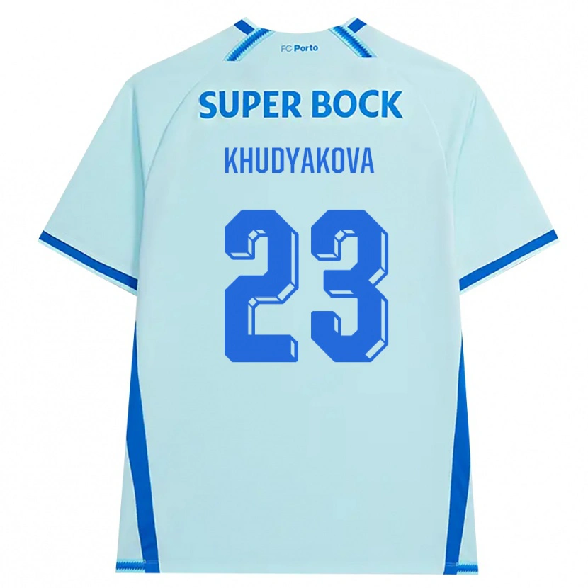 Danxen Herren Verónica Khudyakova #23 Hellcyan Blau Ausweichtrikot Trikot 2026/27 T-Shirt