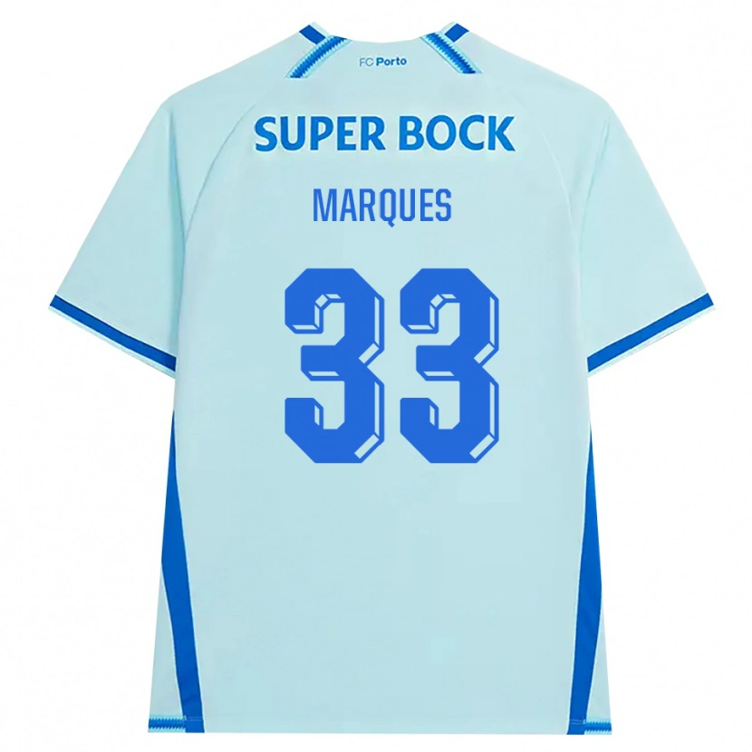 Danxen Herren Bárbara Marques #33 Hellcyan Blau Ausweichtrikot Trikot 2026/27 T-Shirt