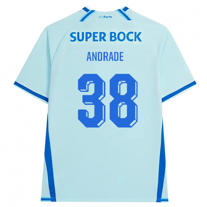 Danxen Herren Fernando Andrade #38 Hellcyan Blau Ausweichtrikot Trikot 2026/27 T-Shirt