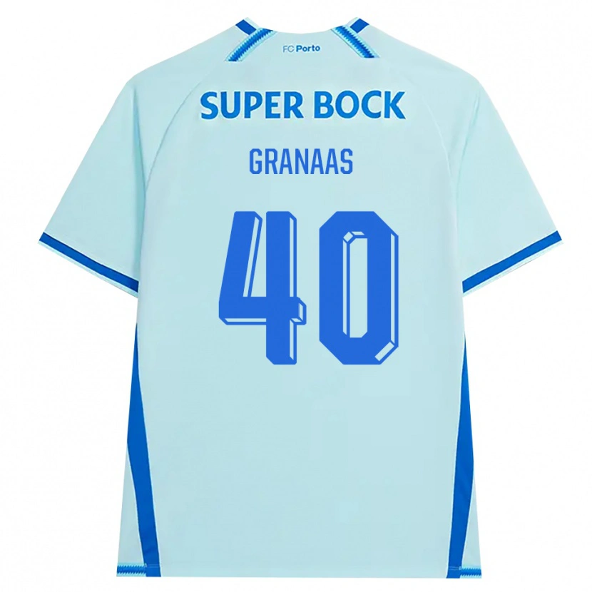 Danxen Herren Eirik Granaas #40 Hellcyan Blau Ausweichtrikot Trikot 2026/27 T-Shirt