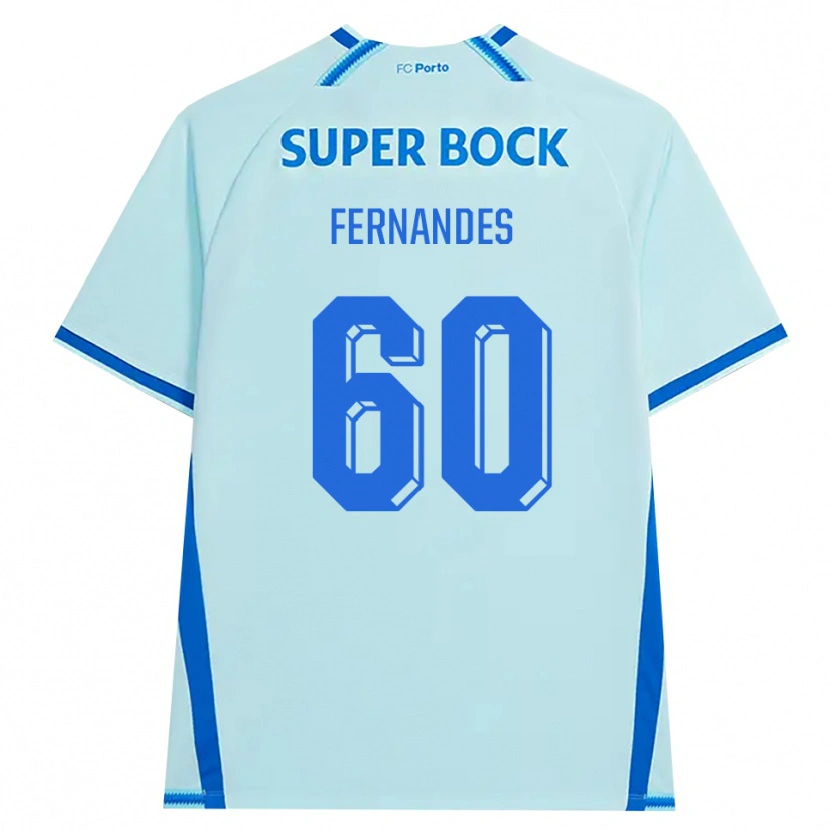 Danxen Herren Francisco Fernandes #60 Hellcyan Blau Ausweichtrikot Trikot 2026/27 T-Shirt