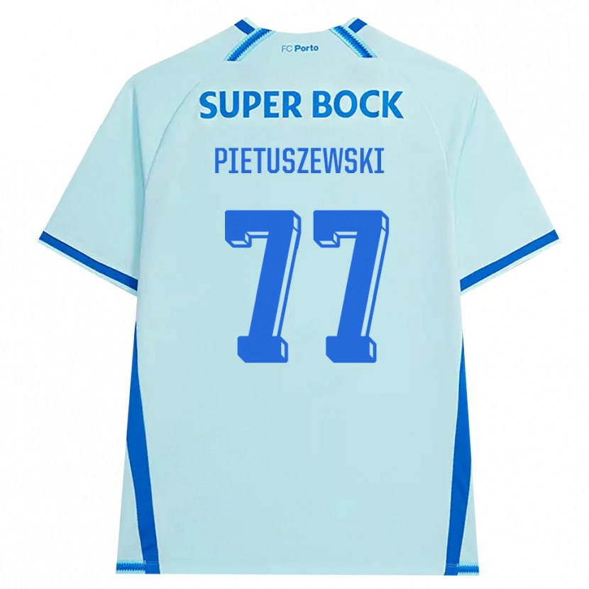 Danxen Herren Oskar Pietuszewski #77 Hellcyan Blau Ausweichtrikot Trikot 2026/27 T-Shirt