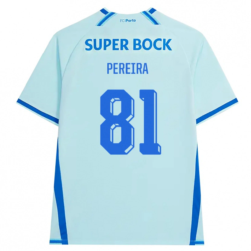Danxen Herren Martim Pereira #81 Hellcyan Blau Ausweichtrikot Trikot 2026/27 T-Shirt